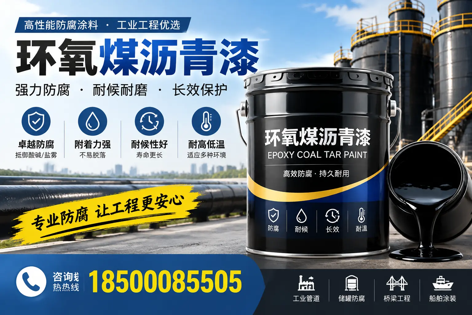 环氧煤沥青漆的施工方法与注意事项，确保在太原顺利完成